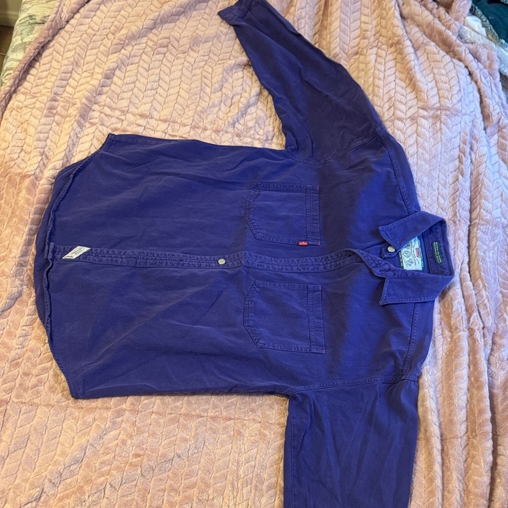 Classic Purple Men's Dress Shirt